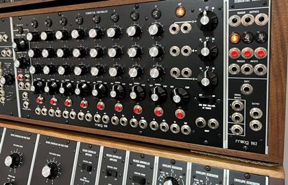 Moog-System 35, 2x sequencer, 953 etc